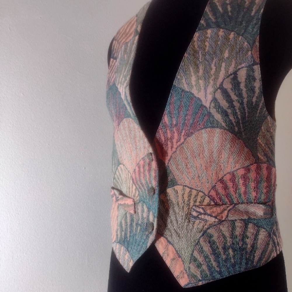 Vintage Vest Custom Scallop Vest